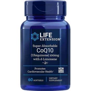 Life Extension Super-Absorbale CoQ10 D-Limon 100mg 60 μαλακές κάψουλες
