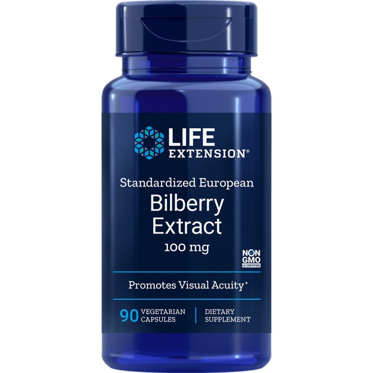 Life Extension Bilberry Extract 100mg 90 φυτικές κάψουλες Αντιοξειδωτικά