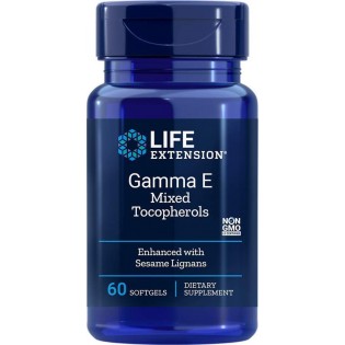 Life Extension Gamma E Mixed Tocopherols 45iu 60 μαλακές κάψουλες
