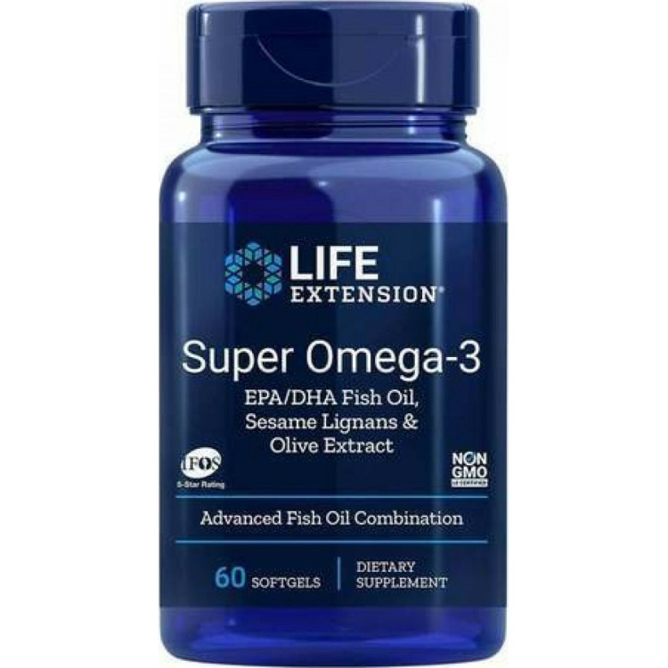 Life Extension Super Omega-3 EPA/DHA 60 Μαλακές Κάψουλες