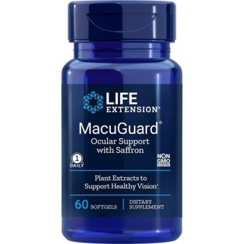 Life Extension MacuGuard Ocular Support with Saffron 60 μαλακές κάψουλες