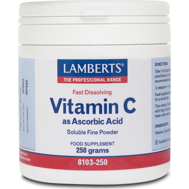 Lamberts Vitamin C as Ascorbic Acid 250gr