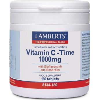 Lamberts Vitamin C Time Release 1000mg 180 ταμπλέτες