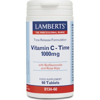 Lamberts Vitamin C Time Release 1000mg 60 ταμπλέτες