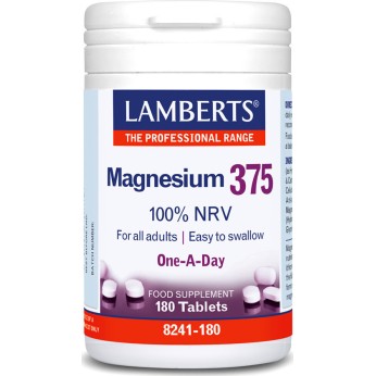 Lamberts Magnesium 375 100% NRV 180 ταμπλέτες