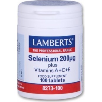 Lamberts Selenium 200μg plus A+C+E 100 ταμπλέτες