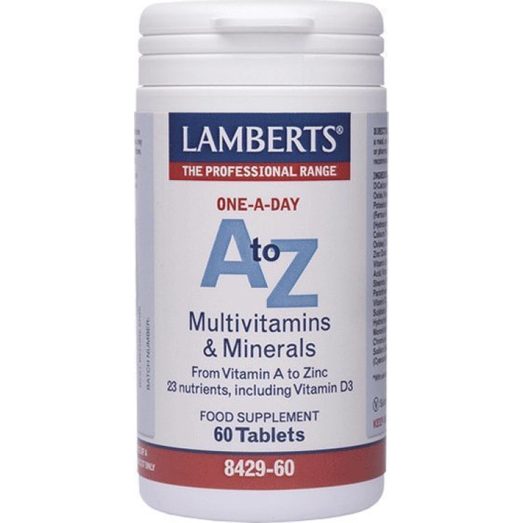 Lamberts A to Z Multivitamins 60 ταμπλέτες Βιταμίνες ,Πολυβιταμίνες