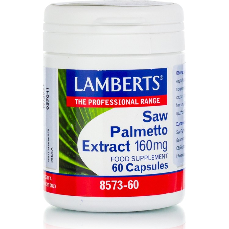 Lamberts Saw Palmetto 160mg 60 κάψουλες Unflavoured