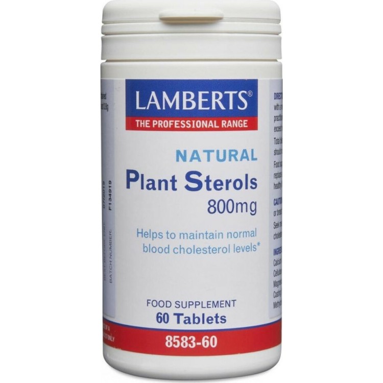 Lamberts Plant Sterols 800mg 60 ταμπλέτες Ειδικά Συμπληρώματα