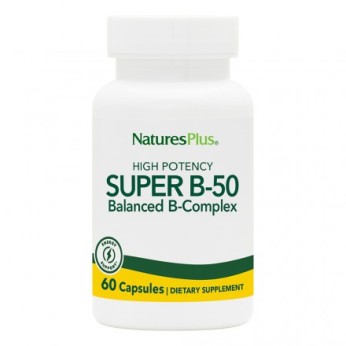 Nature's Plus Super B-50 60 φυτικές κάψουλες