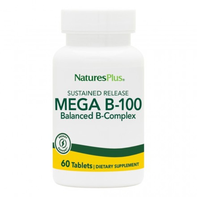 Nature's Plus Mega B-100 60 ταμπλέτες ΣΥΜΠΛΗΡΩΜΑΤΑ ΧΟΝΔΡΙΚΗΣ