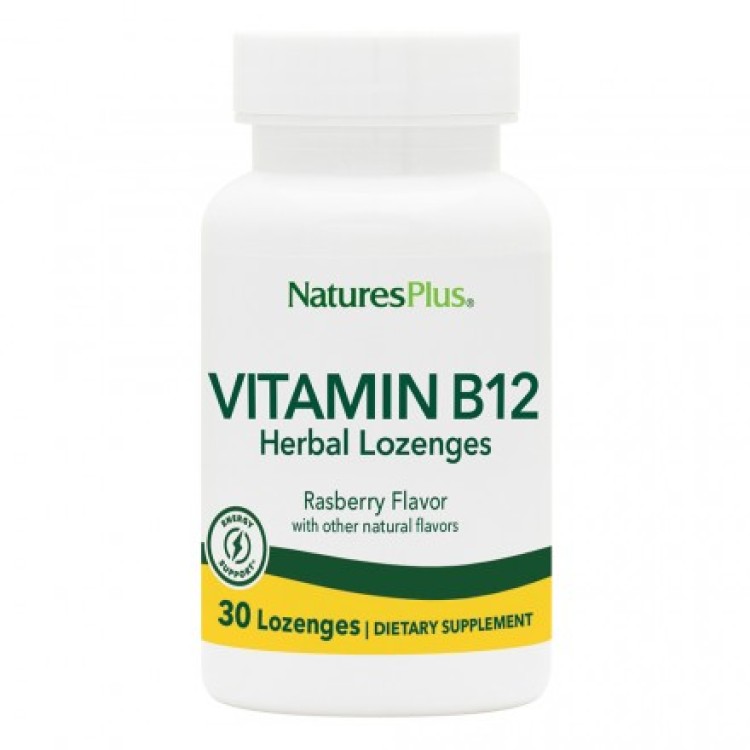 Nature's Plus B-12 1000mcg 30 Lozenges Βιταμίες,Πολυβιταμίνες