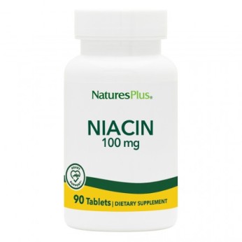 Nature's Plus Niacin 100mg Nicotinic Acid(B3) 90 ταμπλέτες