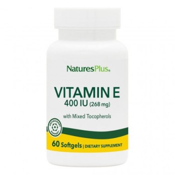 Nature's Plus Vitamin E 400 I.U. 60 μαλακές κάψουλες
