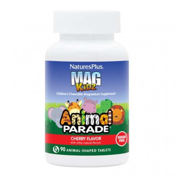 Nature's Plus Animal Parade Mag Kidz Chewable 90 μασώμενες ταμπλέτες Συμπληρώματα