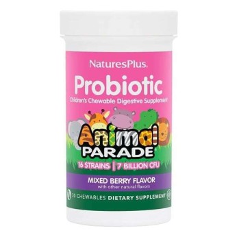 Nature's Plus Animal Parade Probiotic Προβιοτικά για Παιδιά 30 μασώμενες ταμπλέτες Mixed Berry