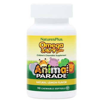 Nature's Plus Animal Parade Omega 3/6/9 Junior 90 μαλακές κάψουλες