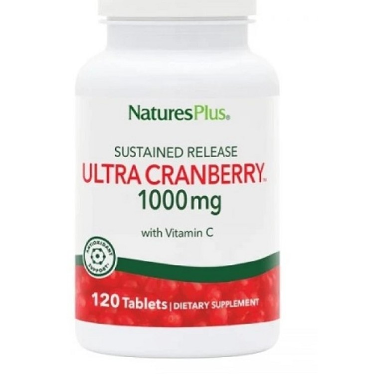 Nature's Plus Ultra Cranberry 120 ταμπλέτες Βότανα-Φυτικά εκχυλίσματα