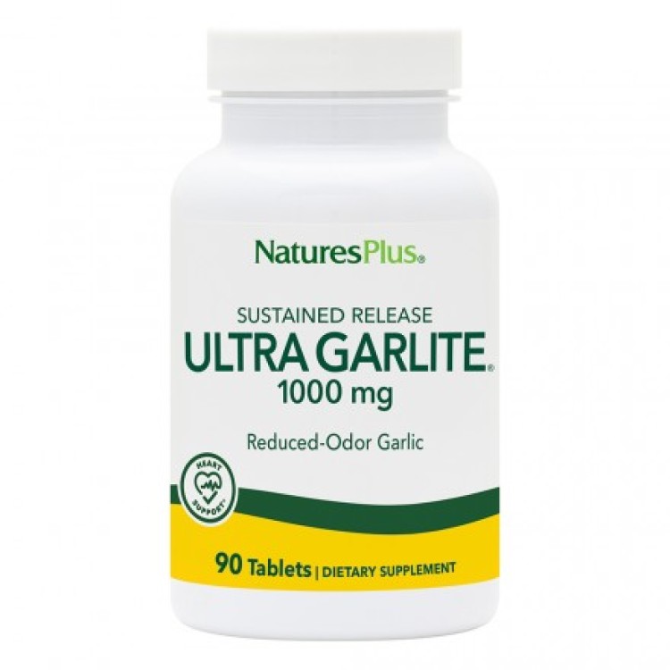 Nature's Plus Ultra Garlite 1000mg 90 ταμπλέτες Αντιοξειδωτικά