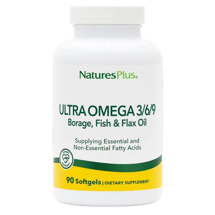 Nature's Plus Ultra Omega 3/6/9 90 μαλακές κάψουλες Αντιοξειδωτικά