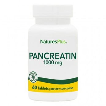 Nature's Plus Pancreatin 1000mg 60 ταμπλέτες