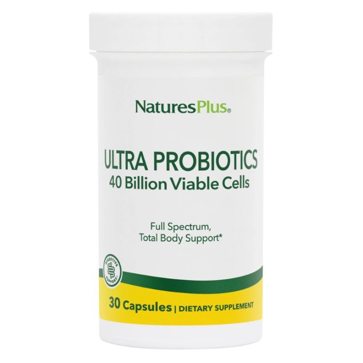 Nature's Plus Ultra Probiotics 30 φυτικές κάψουλες Προβιοτικά- Ένζυμα