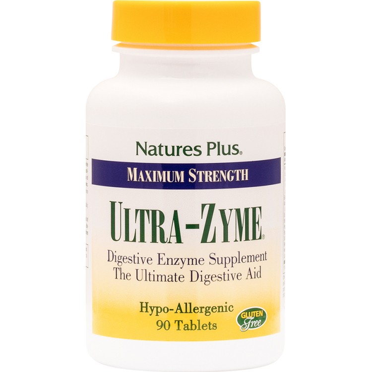 Nature's Plus Ultra Zyme Προβιοτικά 90 ταμπλέτες Προβιοτικά- Ένζυμα