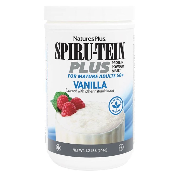 Nature's Plus Spiru-Tein Plus Shake 1.2 lb 544gr Βανίλια Πρωτείνες-Αμινοξέα