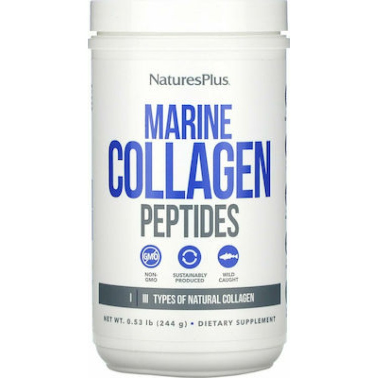 Nature's Plus Marine Collagen Peptides 244gr Πρωτείνες-Αμινοξέα