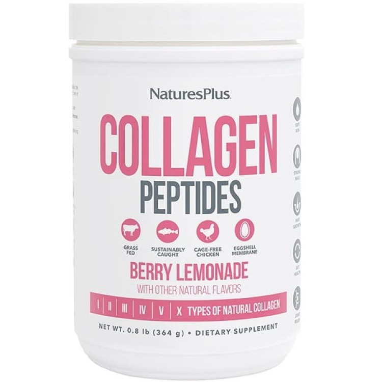 Nature's Plus Collagen Peptides Berry Lemonade 363gr 