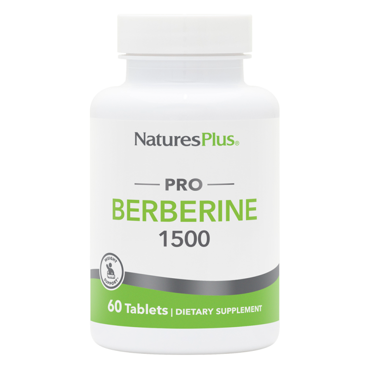 Nature's Plus Berberine 1500mg 60tabs Βότανα-Φυτικά εκχυλίσματα