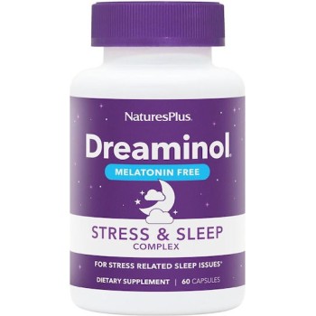 Natures Plus Dreaminol Stress & Sleep Complex Melatonin Free 60caps