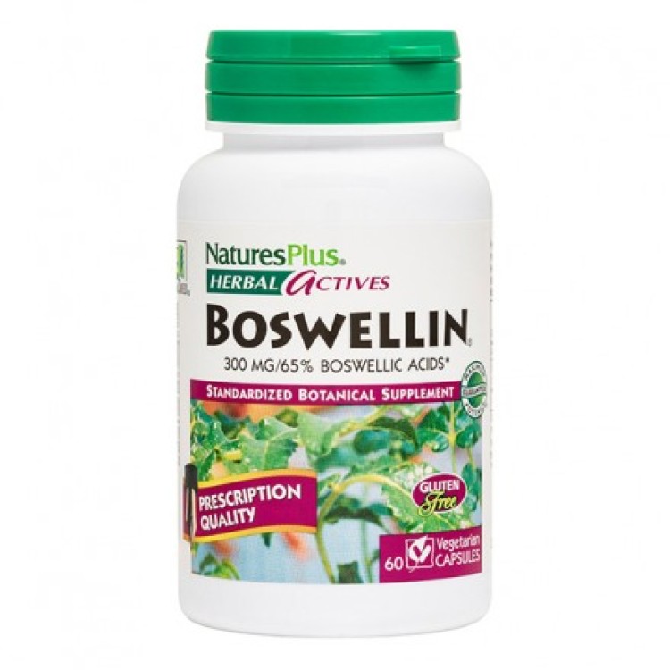 Nature's Plus Boswellin 300mg 60 φυτικές κάψουλες Αντιοξειδωτικά