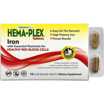 Nature's Plus Hema-Plex 10 ταμπλέτες
