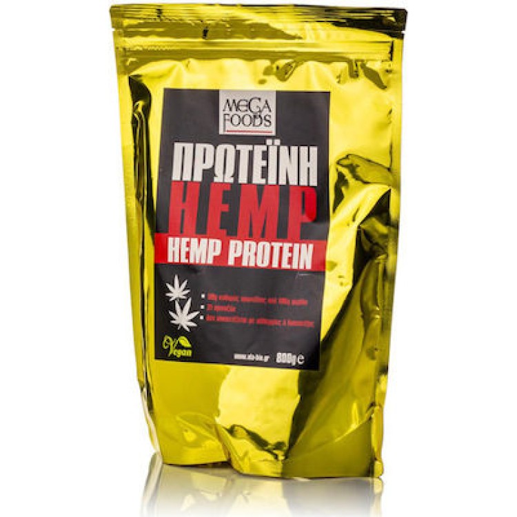 Mega Foods Hemp Protein Πρωτεΐνη Κάνναβης 800gr 