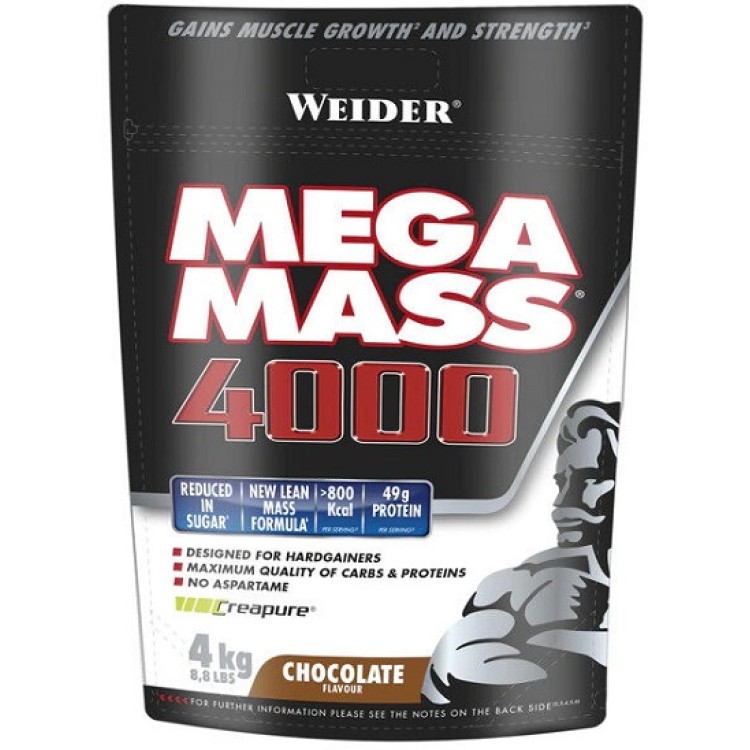 Weider Mega Mass 4000 4kg Chocolate 