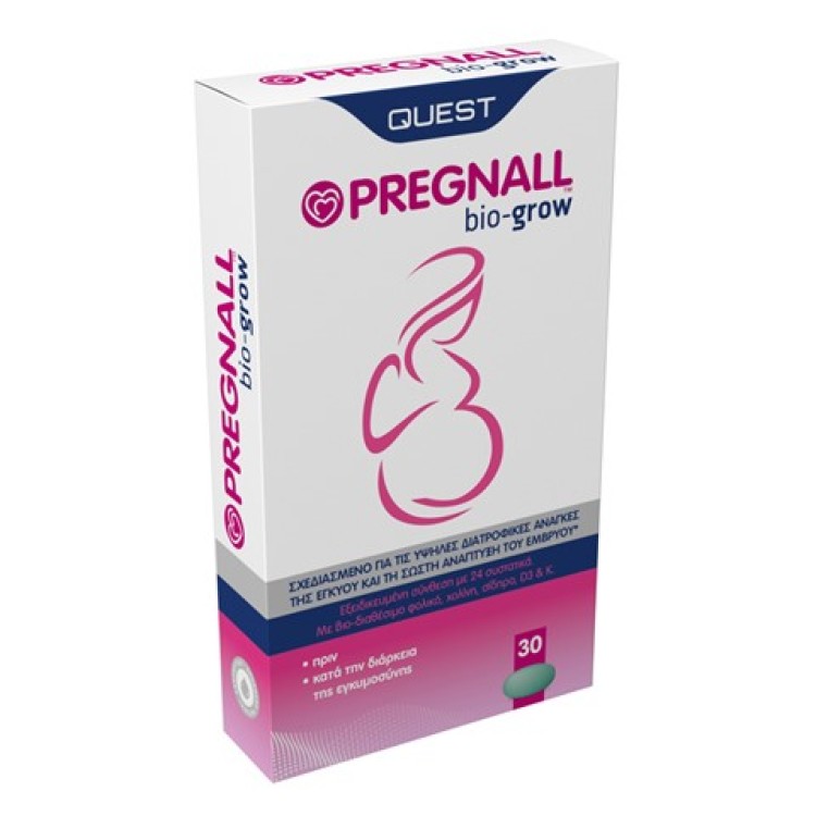 Quest Naturapharma Pregnall Bio Grow 30 κάψουλες