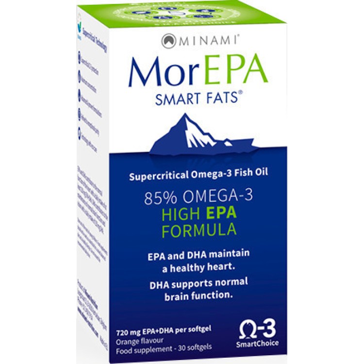 Minami MorEPA Smart Fats 30 μαλακές κάψουλες