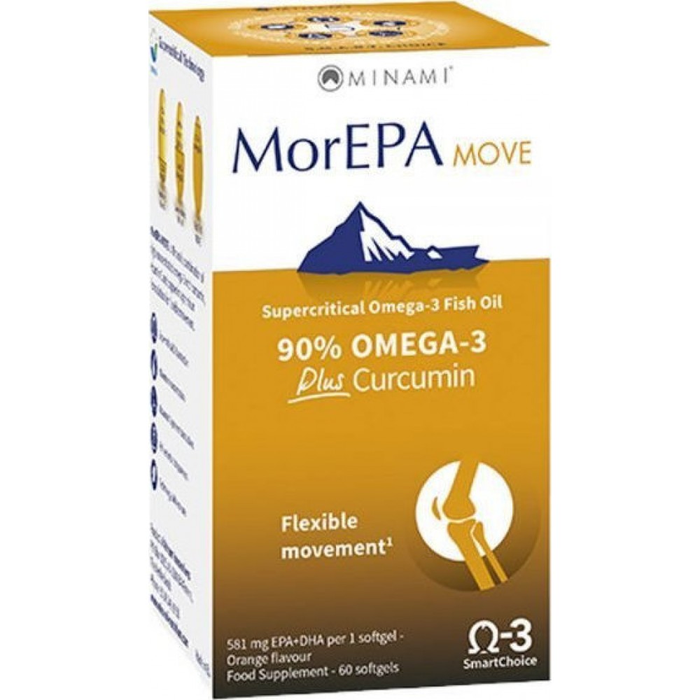 Minami MorEPA Move Omega 3 Plus Curcumin 60 μαλακές κάψουλες