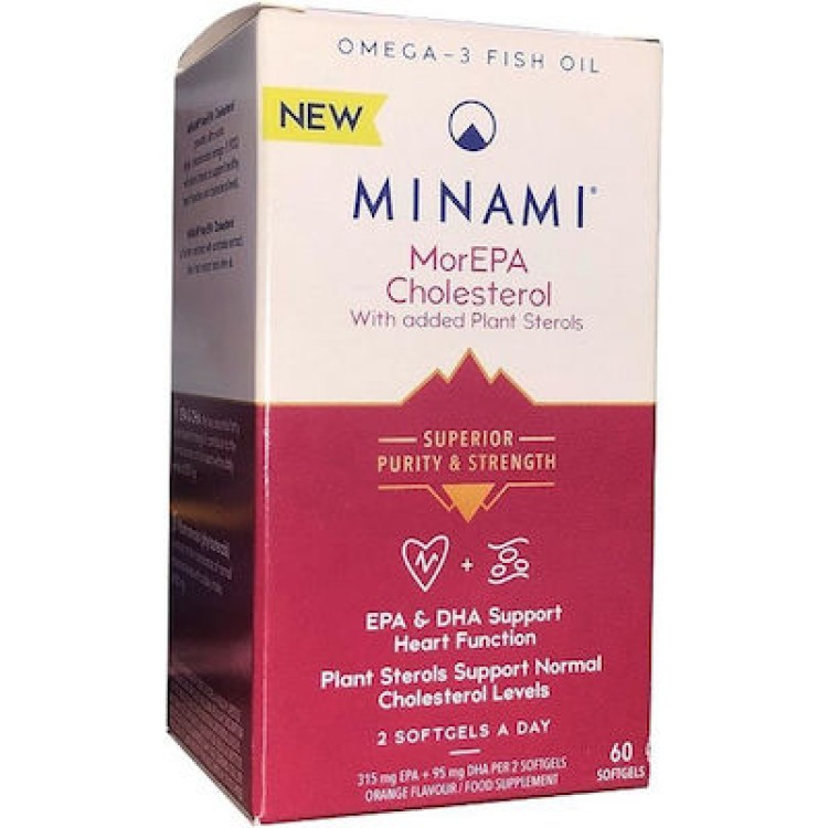 Minami Morepa Cholesterol With Ad Plant Sterols 60 κάψουλες Αντιοξειδωτικά
