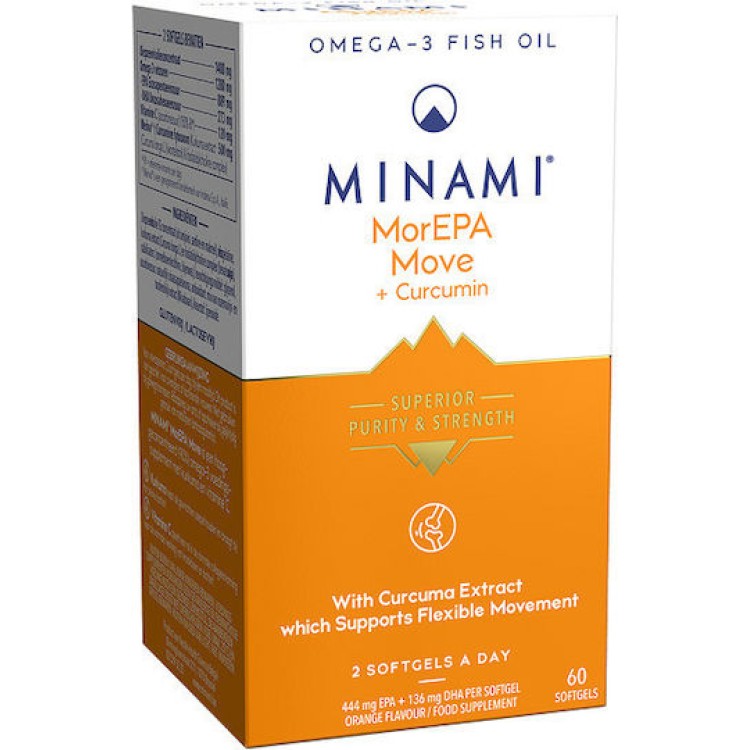 Minami MorEPA Move Omega 3 Plus Curcumin 60 μαλακές κάψουλες 