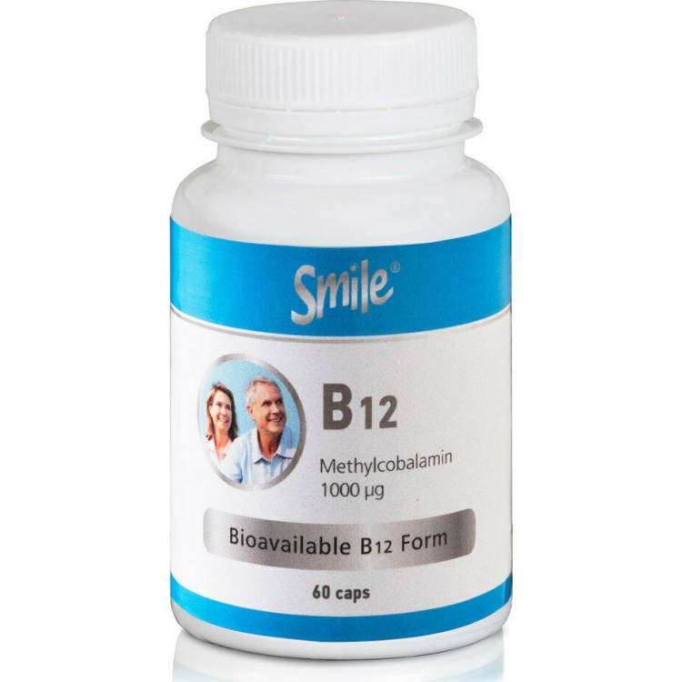 Smile B12 1000mg 60 κάψουλες