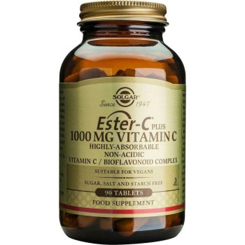 Solgar Ester-C 1000mg Vitamin C 90 ταμπλέτες