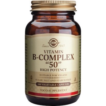Solgar B-Complex "50" 100 φυτικές κάψουλες