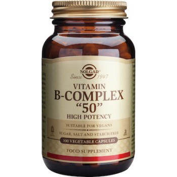 Solgar B-Complex "50" 100 φυτικές κάψουλες