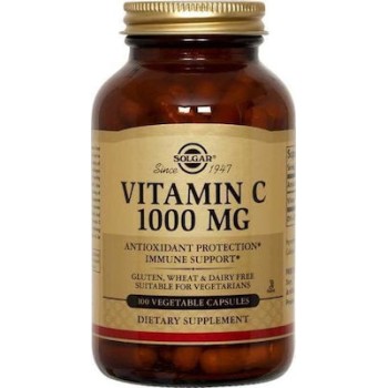 Solgar Vitamin C 1000mg 100 φυτικές κάψουλες