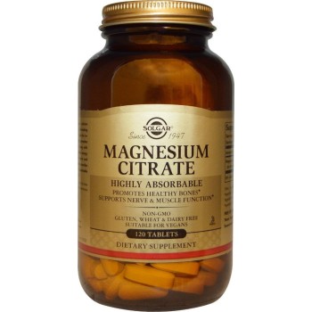 Solgar Magnesium Citrate 200mg 120 ταμπλέτες