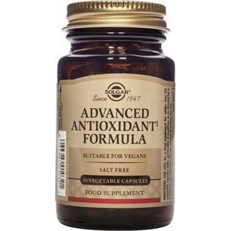 Solgar Advanced Antioxidant Salt Free 30 φυτικές κάψουλες