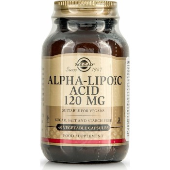 Solgar Alpha Lipoic Acid 120mg 60 φυτικές κάψουλες