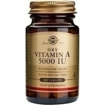 Solgar Vitamin A 5000 IU 100 ταμπλέτες